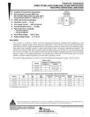 TLV2471QDBVRQ1 Datenblatt PDF