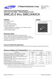 SMCJ80 数据规格书 1