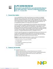 LPC4330FET180 datasheet.datasheet_page 1