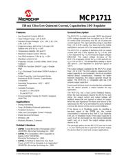MCP1711T-30I/5X 数据规格书 1
