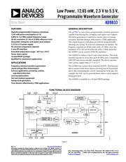 AD9833BRMZ Programmierhandbuch
