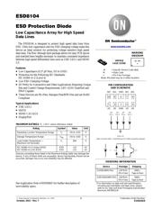 ESD8104MUTAG 数据规格书 1