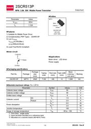 2SCR513PT100 datasheet.datasheet_page 1