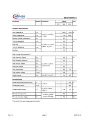 BSC031N06NS3G Datasheet PDF page 3