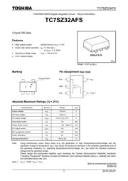 TC7SZ32AFS,L3F 数据规格书 1