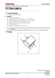 TC7SH126FU(TE85L,F 数据规格书 1