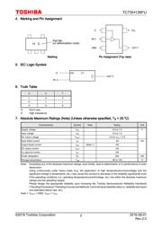 TC7SH126FU(TE85L,F 数据规格书 2