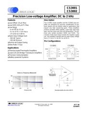 CS3001 datasheet.datasheet_page 1