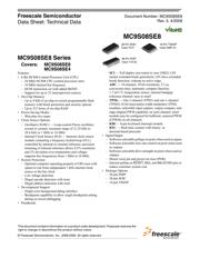 MC9S08SE8CTG Datenblatt PDF