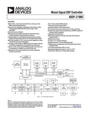 ADSP-21990BST datasheet.datasheet_page 1