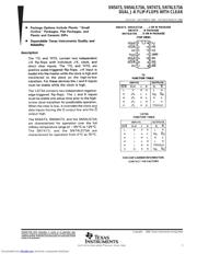 SN74LS73AN datasheet.datasheet_page 1