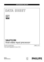 SAA7113HB datasheet.datasheet_page 1