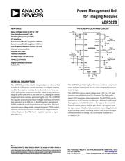 ADP5020ACBZ-R7 数据规格书 1
