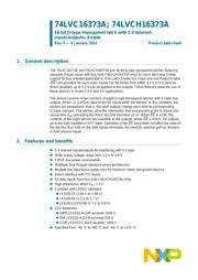 74LVC16373ADGG,118 datasheet.datasheet_page 1