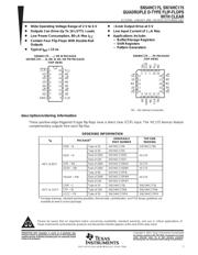 SN74HC175PWR 数据规格书 1