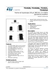 TSV630AICT 数据规格书 1