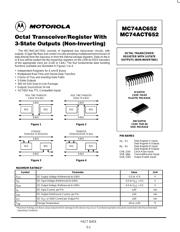 MC74ACT652 数据规格书 1