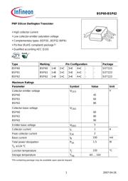 BSP 62 datasheet.datasheet_page 1