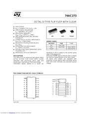 74AC273B 数据规格书 1