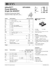 IXFN80N50 Datenblatt PDF