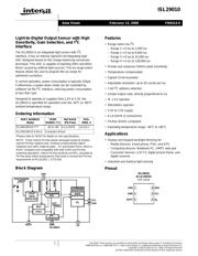 ISL29010 数据规格书 1