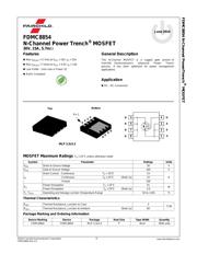 FDMC8854 数据规格书 1