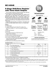 MC14094BDG Datenblatt PDF