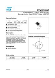 W11NK90Z datasheet.datasheet_page 1