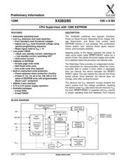 X4285 数据规格书 1