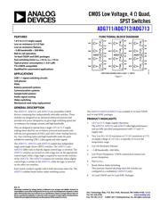 ADG711BRZ-REEL7 数据规格书 1