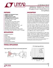 LT1819CMS8#PBF datasheet.datasheet_page 1