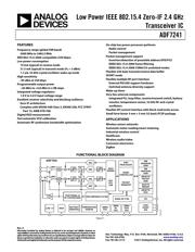 ADF7241BCPZ datasheet.datasheet_page 1