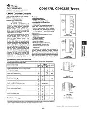 CD4017BM96 datasheet.datasheet_page 1