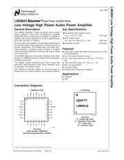 LM4804LQX/NOPB datasheet.datasheet_page 2