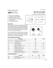 IRFR5305 数据手册