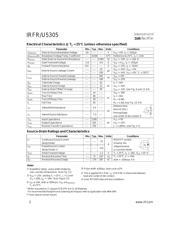 IRFR5305 数据规格书 2