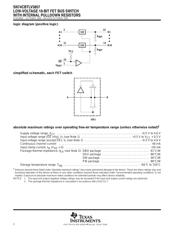 SN74CBTLV3857DWE4 datasheet.datasheet_page 2