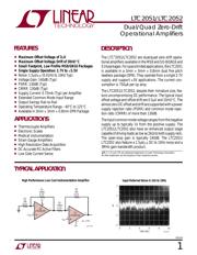 LTC2052 datasheet.datasheet_page 1