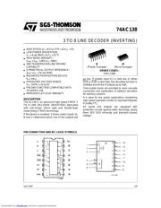 74AC138 datasheet.datasheet_page 1