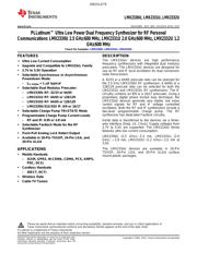 LMX2330USLEX/NOPB datasheet.datasheet_page 1