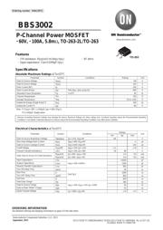 BBS3002-TL-1E 数据规格书 1