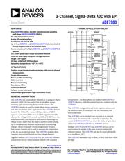 ADE7903ARWZ 数据规格书 1