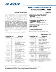 MAX14830EVKIT 数据规格书 1