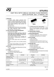 ST7FLITE19F1B6 数据规格书 1