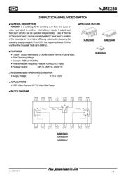 NJM2284D datasheet.datasheet_page 1