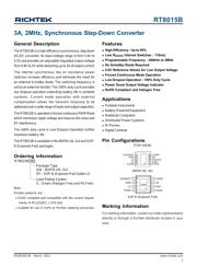 RT8015BGQW Datenblatt PDF