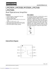 LM358 数据规格书 1
