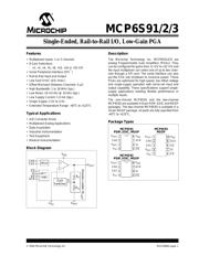 MCP6S92-E/MS 数据规格书 1