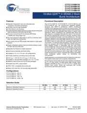 CY7C1314BV18-167BZXC datasheet.datasheet_page 1