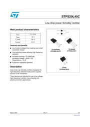 STPS20L45CT datasheet.datasheet_page 1